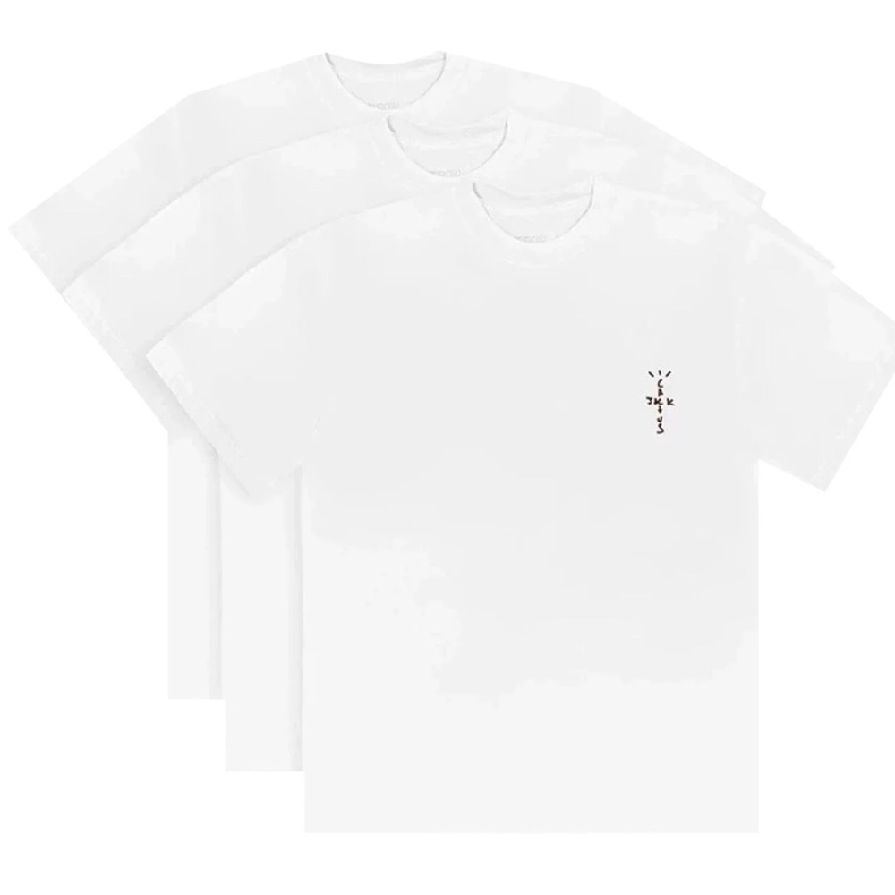 Cactus Jack by Travis Scott Tee 3-Pack 'White'